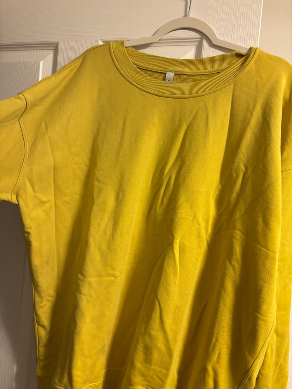 lululemon athletica Bright Yellow Crewneck Sweater